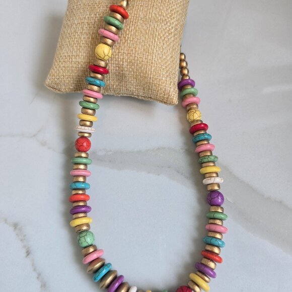 Fun and colorful candy bead choker - Picture 8 of 8